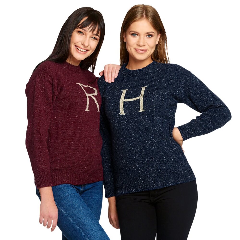 Blue harry potter knit sweater